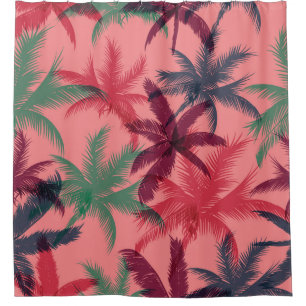 Tropical Palm Trees: Seamless Pattern