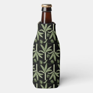 Tropical palm trees seamless pattern bottle cooler