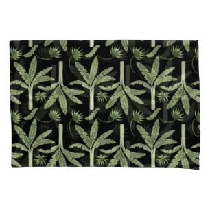 Tropical palm trees seamless pattern pillowcase