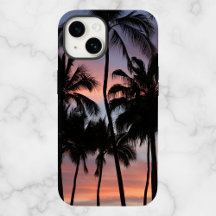 Tropical Palm Trees Sunset