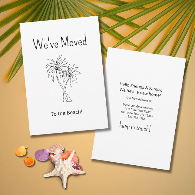 Tropical Palm Trees We've Moved Beach Moving  Announcement (Creator Uploaded)