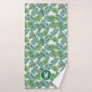 Tropical Palms Bath Towels