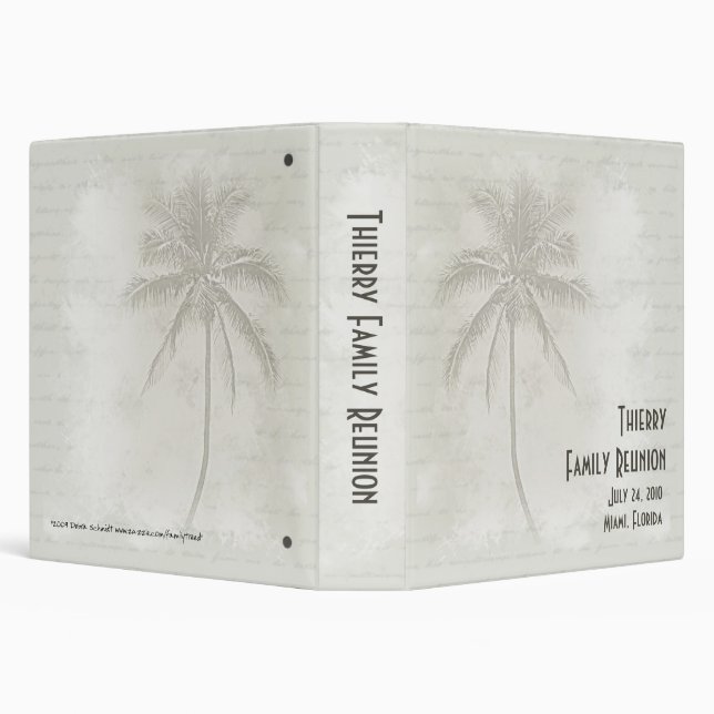 Tropical Palms Binder (Background)