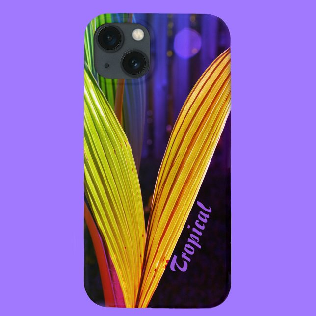 Tropical Palms Bright Multicolored Case-Mate iPhone Case (Creator Uploaded)