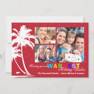 Tropical Palms Carte photo de vacances