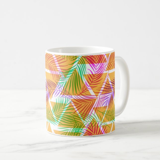 Tropical Palms Coffee Mug  (Front Right)