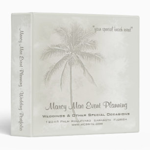 Tropical Palms Event Planner Binder