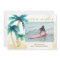 Tropical Palms Gold Warm Wishes Christmas Photo