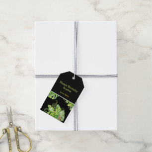 Tropical Palms Greenery  Gift Tags