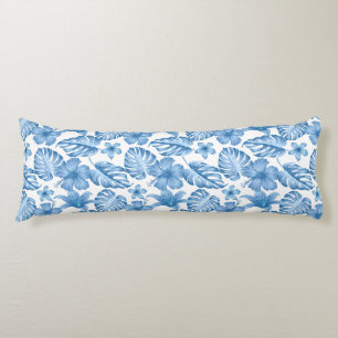 Tropical Palms Print Body Pillow