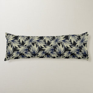 Tropical Palms Print Body Pillow