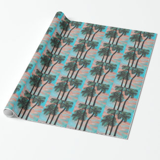 TROPICAL PALMS SUNSET Wrapping Paper