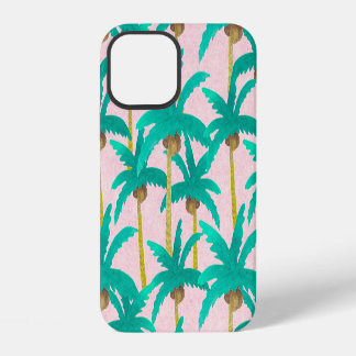 Tropical Palms: Watercolor Summer Pattern iPhone 12 Case