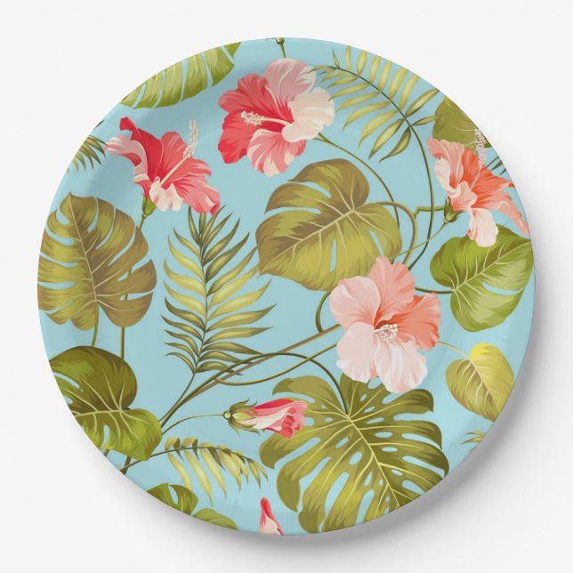 Tropical Paper Plate (Front)
