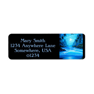 Tropical Paradise 2 Address Label