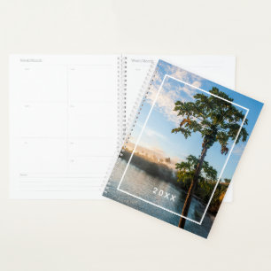 Tropical Paradise At Sunset, Fiji Planner