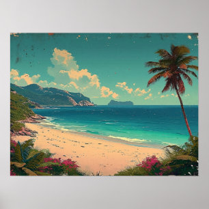 Tropical Paradise Awaits Poster