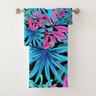 tropical paradise bath towel set