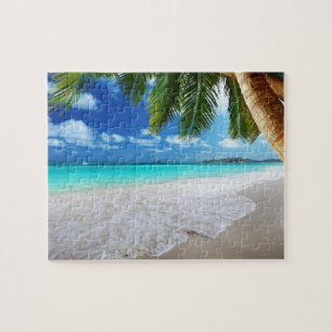 Tropical paradise beach jigsaw puzzle