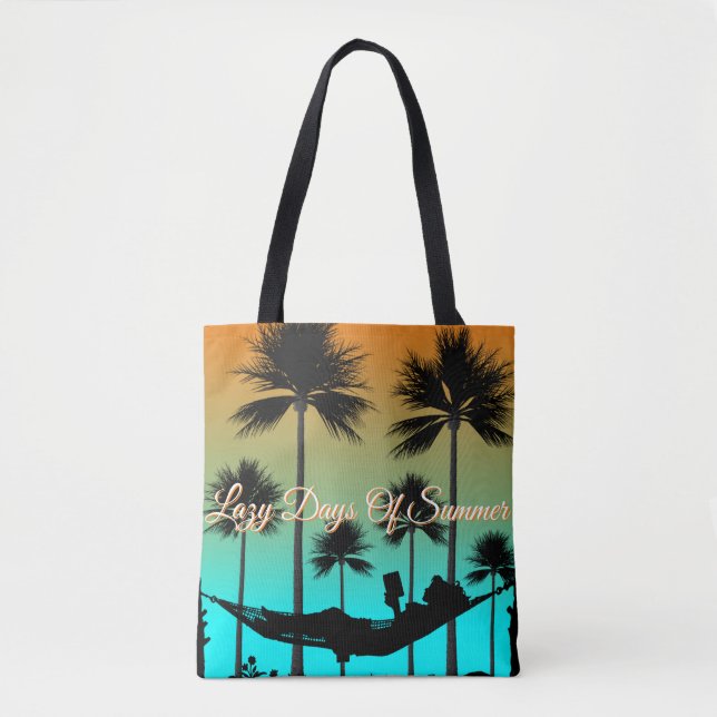 Tropical Paradise Beach Style Tote Bag (Front)