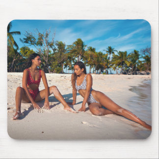 Tropical Paradise Bikini Mouse Pad