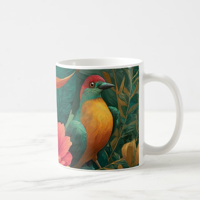 Tropical Paradise Botanical Coffee Mug (Right)