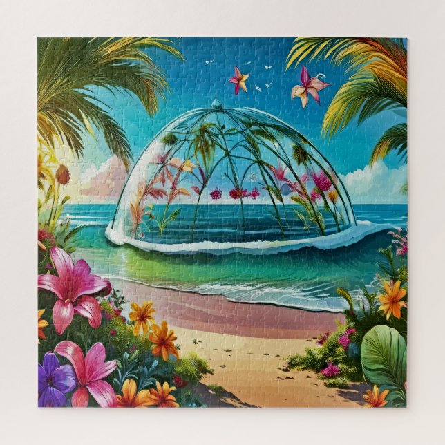 Tropical Paradise children's Jigsaw Puzzle (Vertical)