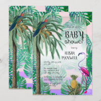 Tropical Paradise Greenery Boho Baby Shower