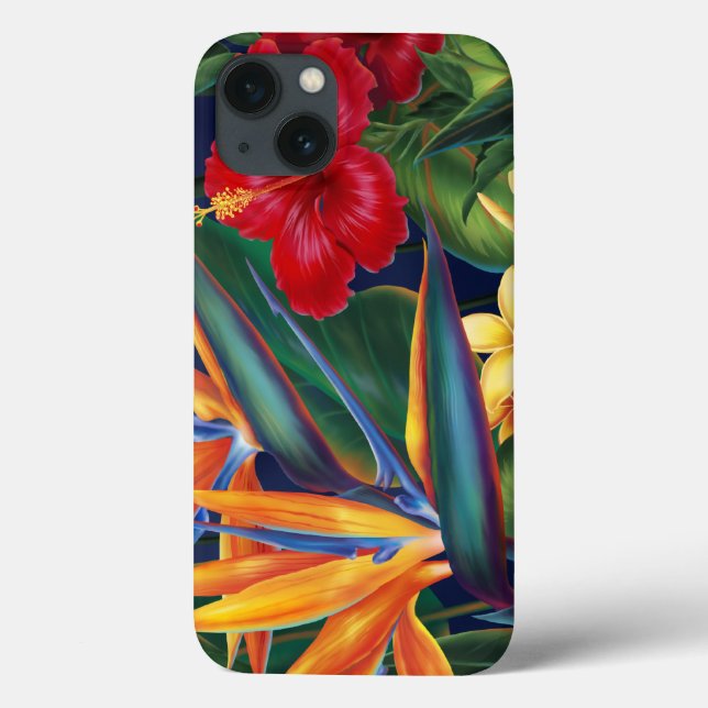 Tropical Paradise Hawaiian iPad Case (Back)