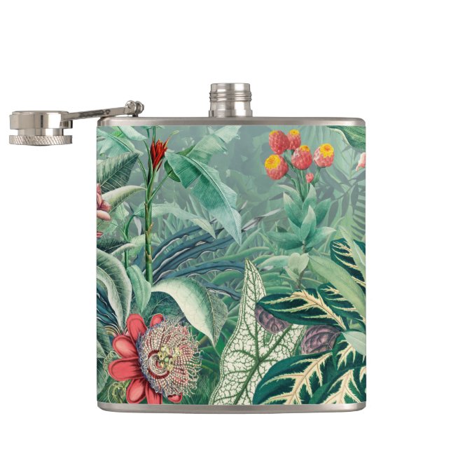 Tropical Paradise Hip Flask (Opened)