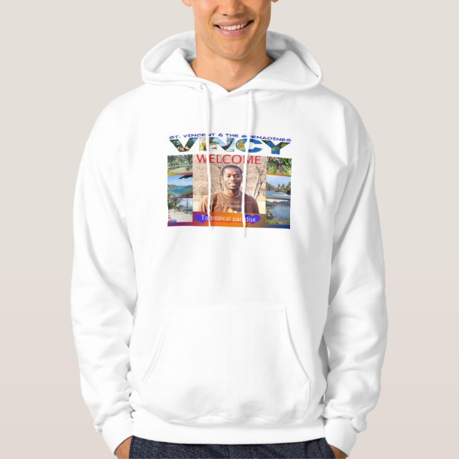 tropical paradise hoodie (Front)