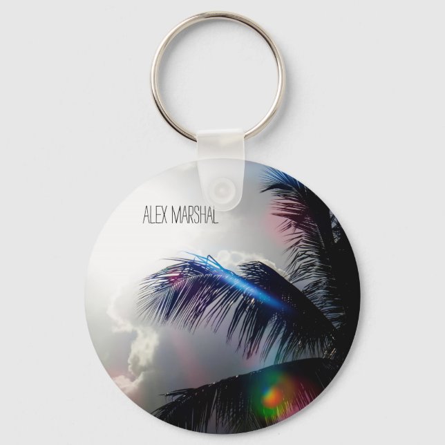 Tropical Paradise Keychain (Front)