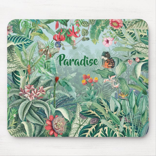 Tropical Paradise Mouse Pad (Front)