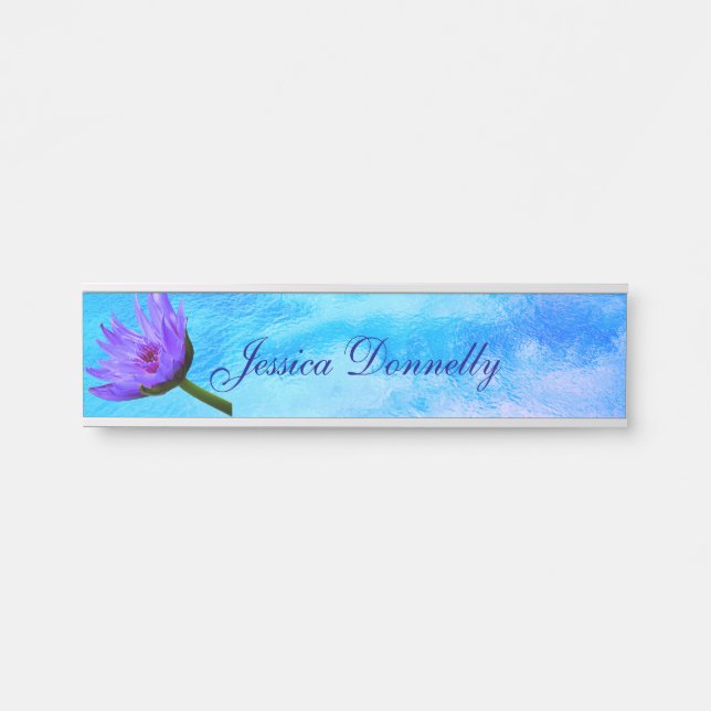 "Tropical Paradise" Name Door Name Plate Sign (Front)