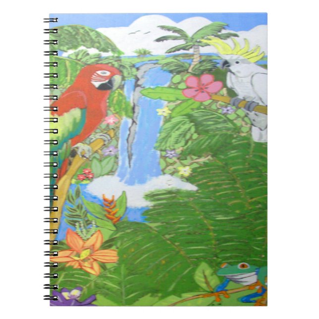 Tropical Paradise Notebook (Front)