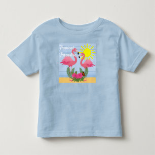 Tropical Paradise Pink Flamingo - Toddler Fine Jer T-shirt