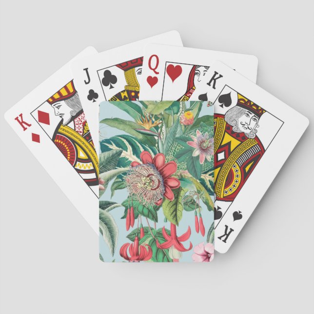 Tropical Paradise Playing Cards (Back)