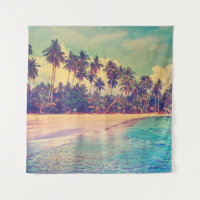 Tropical paradise: sea, hotel, beach.