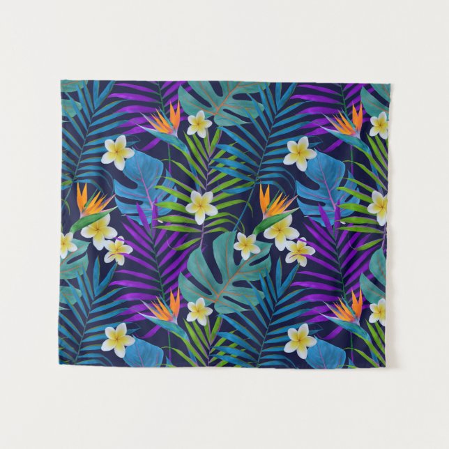 Tropical Paradise Tapestry (Front (Horizontal))