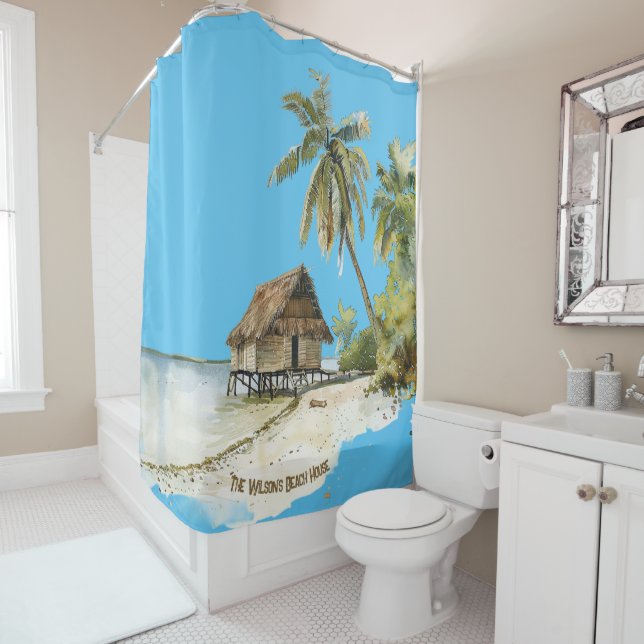 Tropical Paradise Thatched House Beach (In Situ)