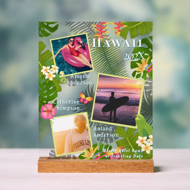 Tropical Paradise Voyage Mémoire Photo Mer (Neutre)