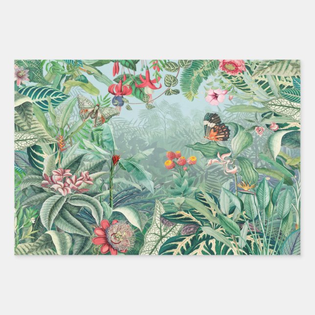 Tropical Paradise   Wrapping Paper Sheet (Front)