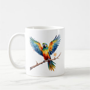 Tropical Parrot Coffee Mug