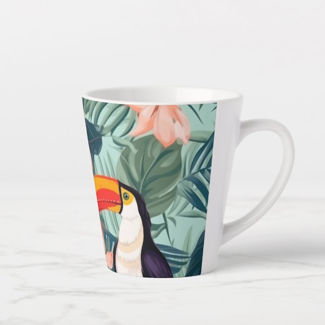 Tropical Parrot Coffee Mug (Right)