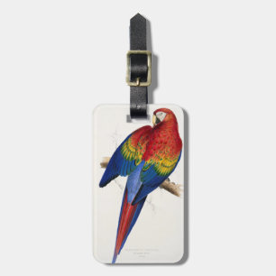 Tropical Parrot Luggage Tag