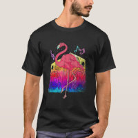 Tropical Party Animal Cool Exotic Bird Music Pink 