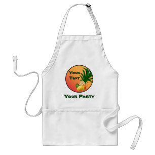 Tropical Party Food Apron