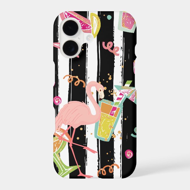 Tropical Party Fun Flamingo (Back)