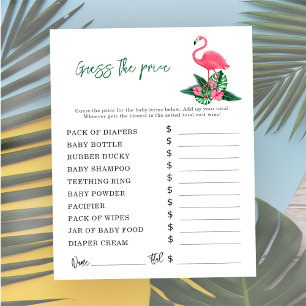 Tropical - Party games   Price Guess Game