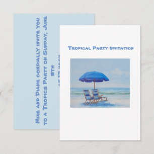 Tropical Party Invitation